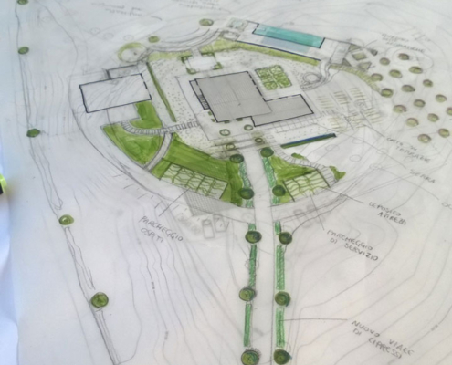 Memoscape_Giardino in Val d'Orcia_progetto